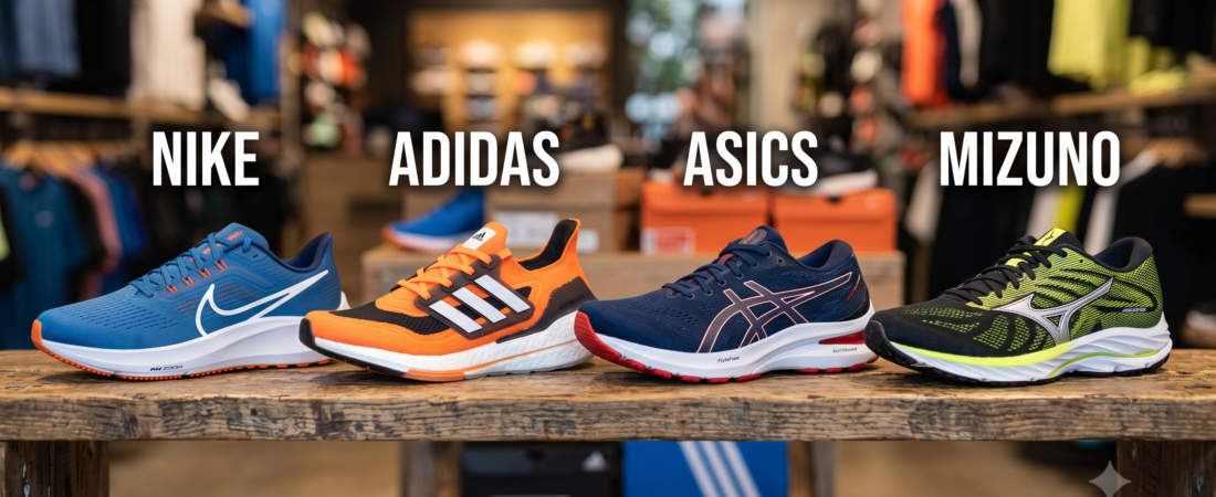 Nike, Adidas, Asics ou Mizuno: Qual Escolher?